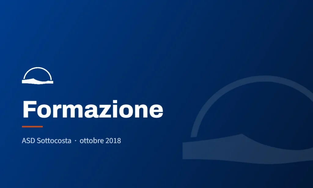 Seminario di aggiornamento Lerici 2018: copertina grafica con la scritta Formazione
