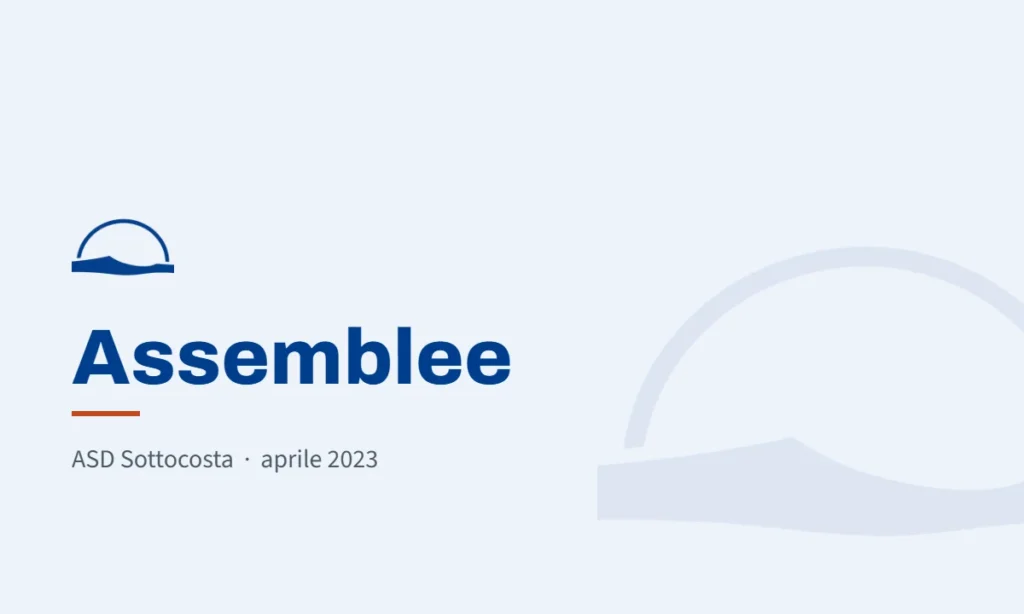 Documenti Sociali, Verbale Assemblea Ordinaria dei Soci del 16 Aprile 2023: copertina grafica con la scritta Assemblee