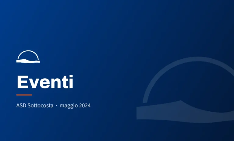 News Sottocosta Kayak Camp 2024, Maratea: copertina grafica con la scritta Eventi