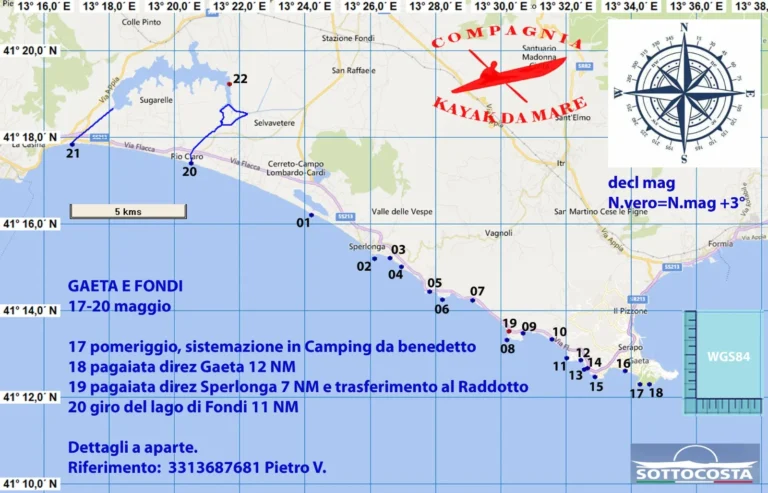 News Gaeta, Sperlonga e Fondi, 17-20 maggio 2024: mappa del percorso tra Gaeta, Sperlonga e Fondi