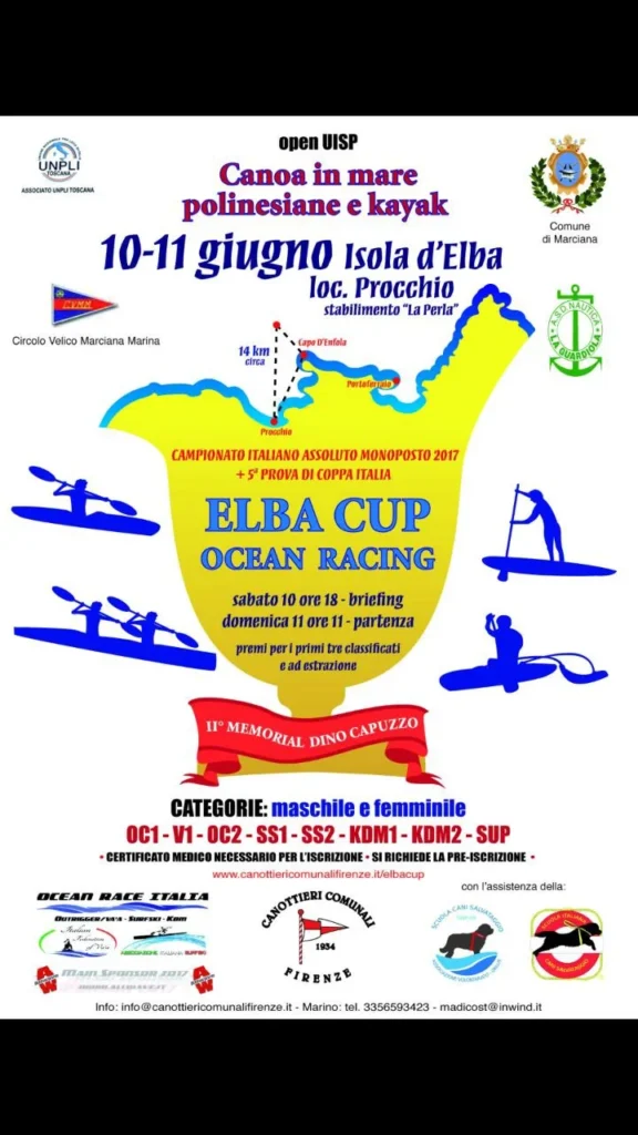 Elba Cup Ocean Racing: locandina dell'Elba Cup Ocean Racing