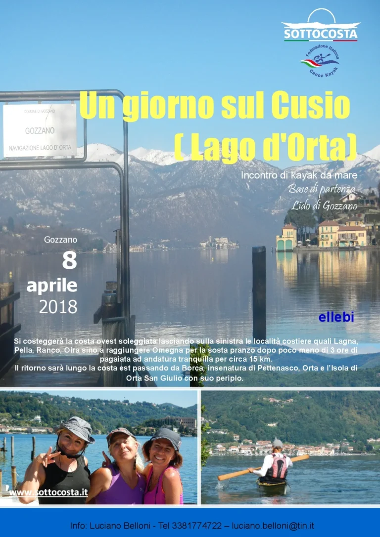 News Un giorno sul Cusio (Lago d’Orta): locandina di Un giorno sul Cusio 2018