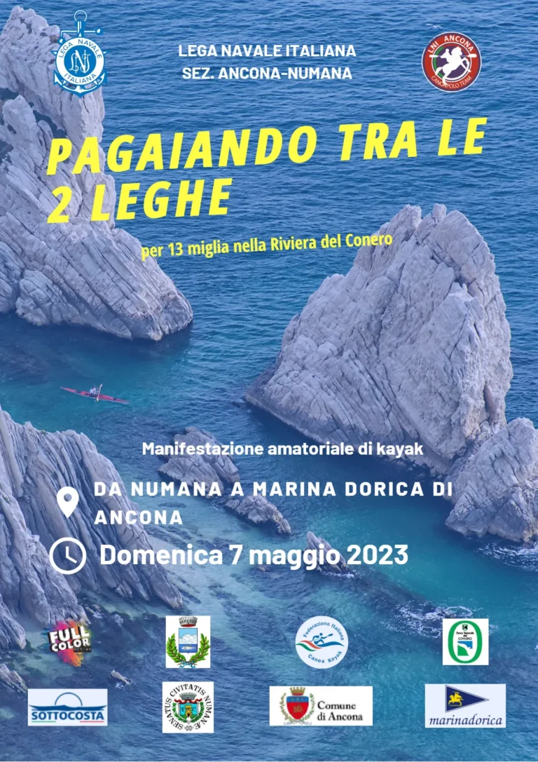 News Pagaiando tra le 2 Leghe, Domenica 7 Maggio 2023: locandina dell’evento
