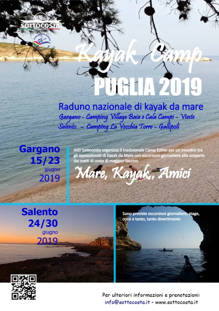 Camp Sottocosta 2019, Puglia: locandina dell’evento