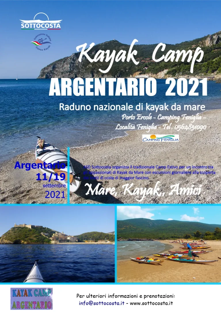 News 11-19 Settembre, Argentario Sottocosta Camp 2021, Evento nazionale: locandina dell’evento