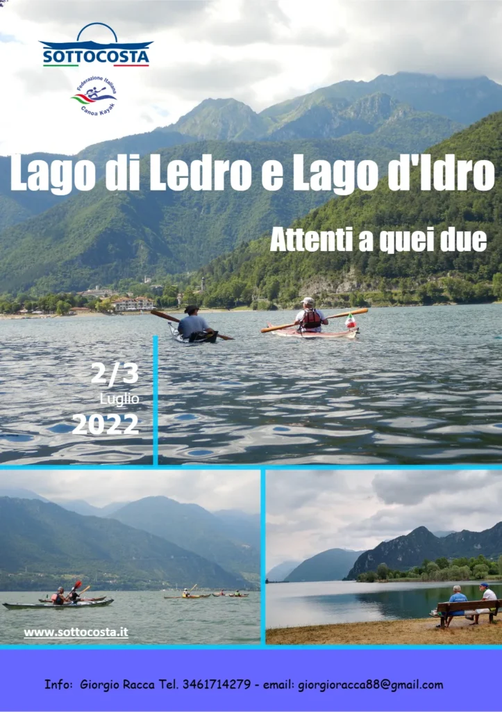 Attenti a quei due Lago di Ledro e Lago d’Idro, 2-3 luglio 2022: locandina dell’evento