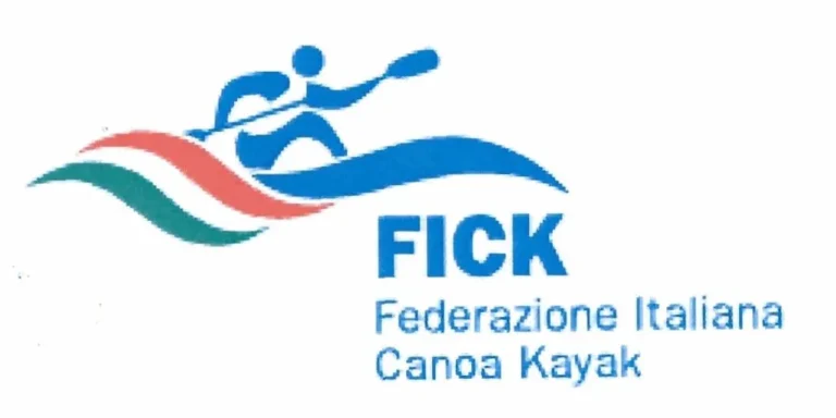 News Roma Canoe Marathon, Roma, 27 ottobre 2019: logo della Federazione Italiana Canoa Kayak